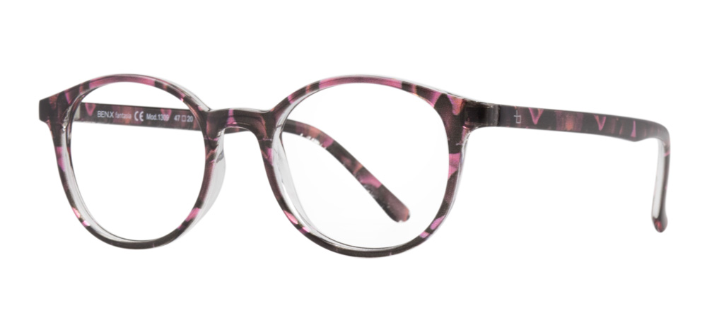 BENX FANTASIA Eyeglasses Teenage Woman Round Full-Rimmed Grilamid (TR90) Unfiltered BXFNTS 1309-C.24